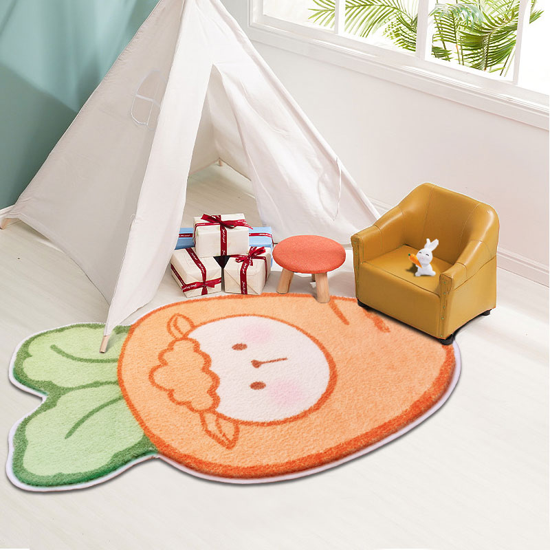 Lindos tapetes e tapetes para banheiro em forma de fruta para crianças