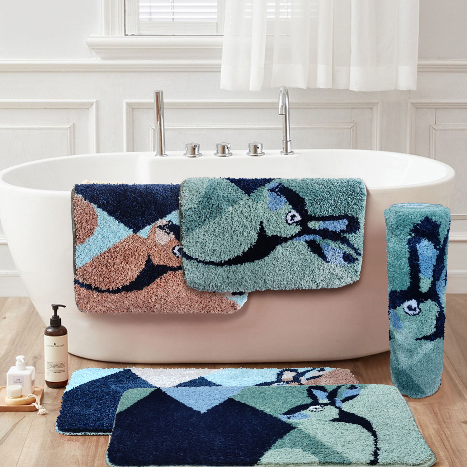 OEM Super Absorbent тафтинговий килимок для ванної кімнати