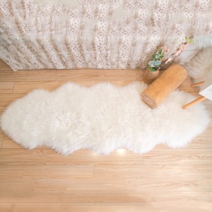 Ultra Leuleus mengembang Shag Faux Bulu Sheepskin Bedside Karpet Area Karpet