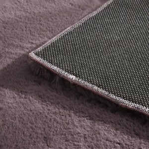 Килимовий килим із штучного хутра кролика для домашнього декору в сучасній спальні