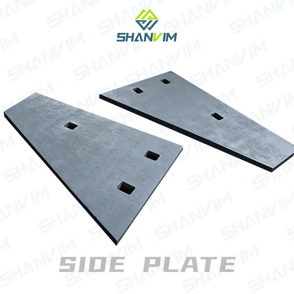 SIDE PLATES ARE ONE OF THE MAINLY REPLACEMENT PARTS OF JAW CRUSHER