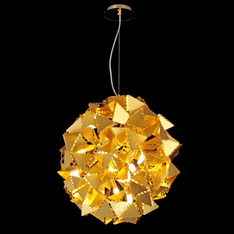 20 Inch Gold Glass Pendant Lighting
