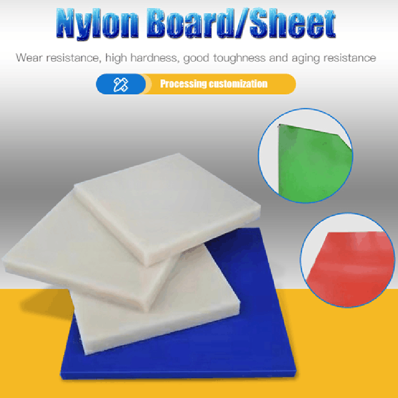Engineering Plastic Backing Casting Board Nylon PP ABS PTFE UHMWPE PVC Board Sheet Waterproof Customized kolor nga gihimo sa china