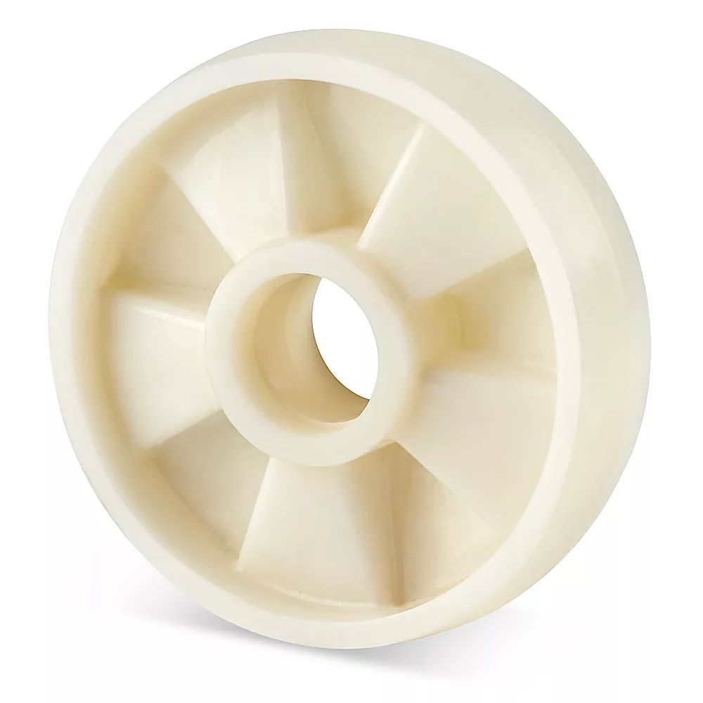 چرخ فلکه فرمان پلاستیکی پلی آمید PP نایلون پلاستیکی با بلبرینگ 6204 رنگ سفارشی با سایز 180×50,200×50,160×50