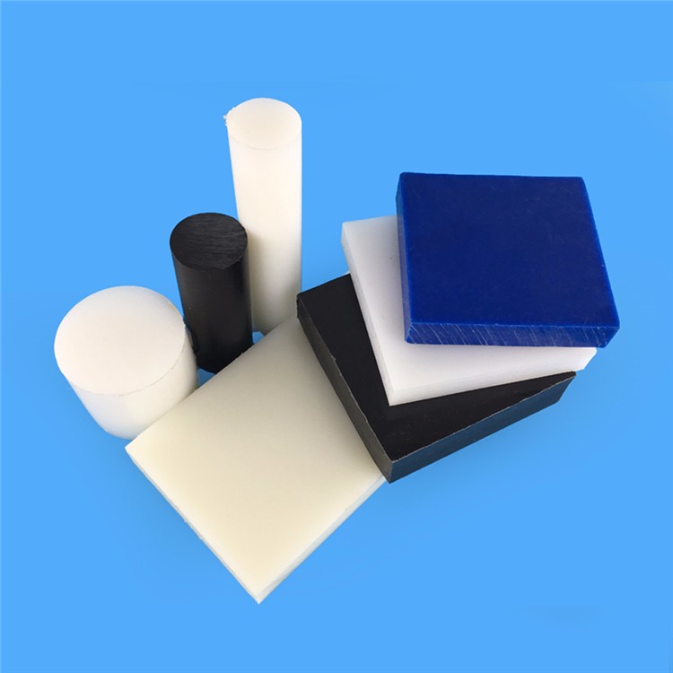 China Engineering Plastic PA6 polyamide Nylon POM PTFE HDPE PVC plastic Tube Rod and bar Customized color with size
