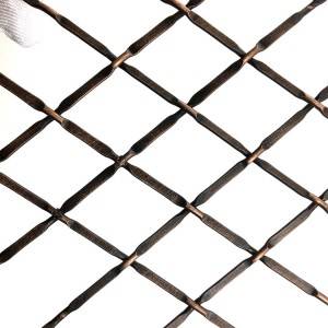 China Cheap price Architectural Infill Mesh - XY-C1D Antique Brass Intert Metal Mesh for Kitchen – Shuolong