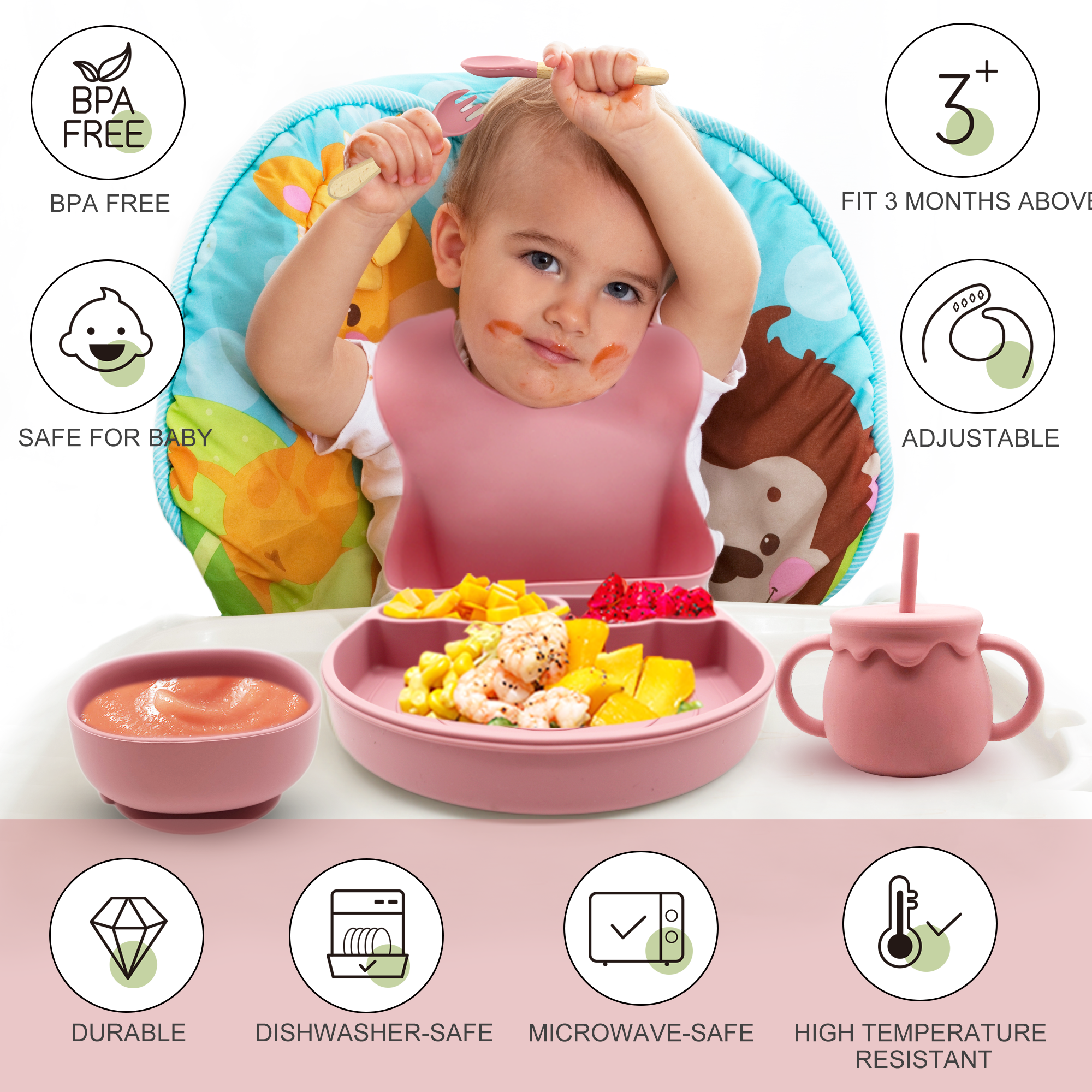 Why Silicone Baby Dinnerware Can Help Toddlers Eat With Ease l Melikey