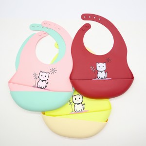 Competitive Price for Chewable Bead Necklace - Cheap price China Hot Waterproof Silicone Baby Bib – Melikey