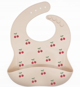 New Delivery for Over The Sink Strainer - Rapid Delivery for China Wholesale Manufacturer Food Grade Rubber Silicone Cartoon Printed Baby Bib – Melikey