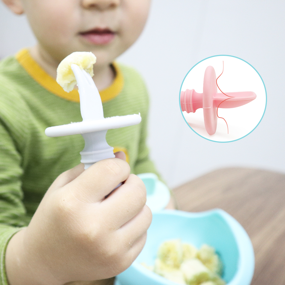 What is a good baby silicone spoon and fork set ？