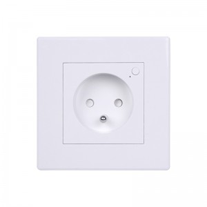 Smart Wall Socket Exporter, WiFi Smart flush wall socket with energy monitoring, 10A or 16A French plug