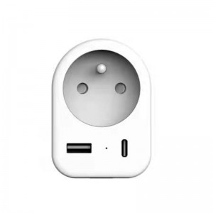 Factory Promotional Hailar UK Standard Smart WiFi Plug with Switched Socket Support Smart Life APP with USB Outlet