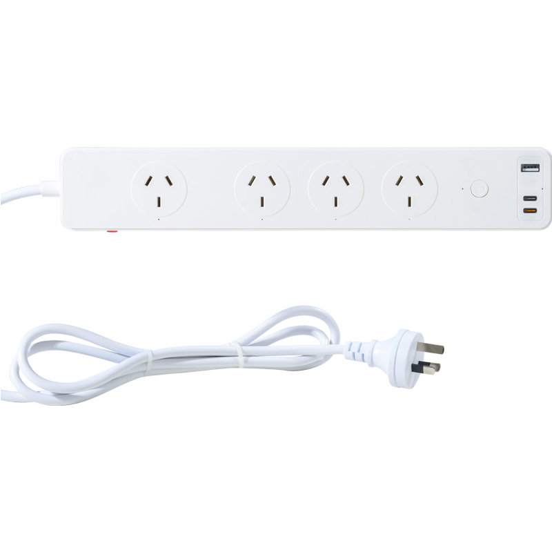 Tuya Smart Power Strip, 10A, 4 sockets, 2USB+2Type-C, Overload Surge Protection Featured Image