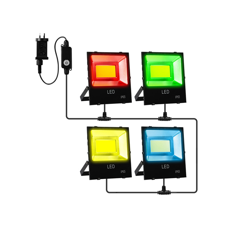 Tuya Smart LED Flood Light, 16 Million Colors IP65 Waterproof, varied Scene Modes, 4-Packs 2.4Ghz Featured Image