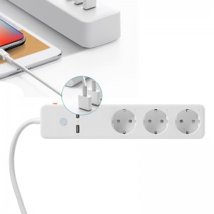 China Wholesale Wireless Charging 2 Outlet Electric Extension Universal Power Socket with Multiport Smart USB Charger