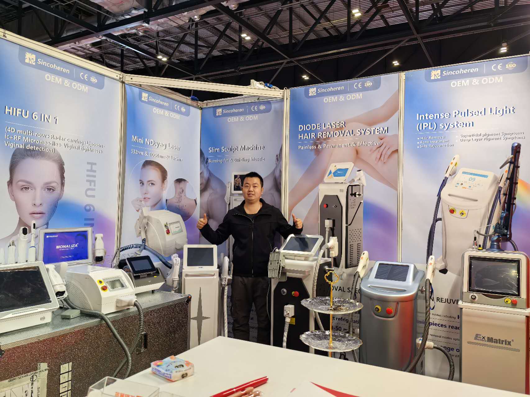Sincoheren had participated in Beauty Equipment exhibition at Cosmoprof and Professional Beauty 2023.
