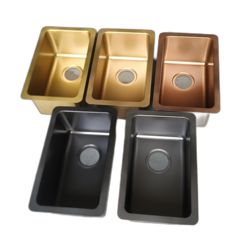 The available finish colors for our stainless steel and metal products for
