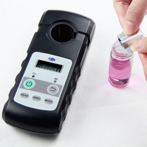 Colorímetro portátil de cloro e pH Q-CL501P