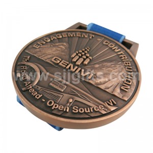 Medalla 3D / Medalla 3D personalitzada / Medalla en relleu 3D / Medalla de metall 3D