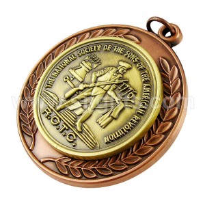 3D-медаль / Изготовленная на заказ 3D-медаль / 3D-рельефная медаль / 3D-металлическая медаль