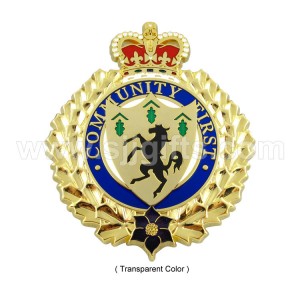 Insignia de gorra / Insignias de gorra de policía / Insignia de gorra militar / Insignia de gorra de exército