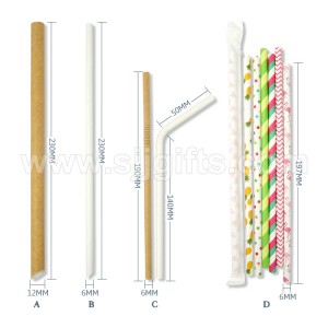 I-Biodegradable Paper Drinking Straws