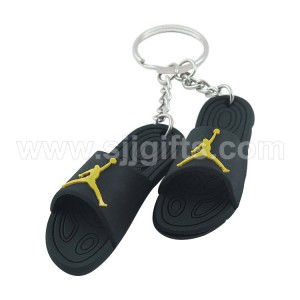 3D Mini Flip Flop PVC Keychains
