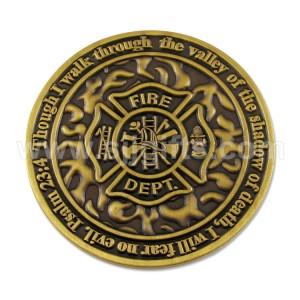 ផ្លាកសញ្ញា Firefighter / Lapel Pin សម្រាប់អ្នកពន្លត់អគ្គីភ័យ / Firefighter ម្ជុលប្ដូរតាមបំណង