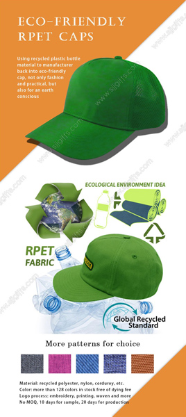 Caps RPET Eco-Friendly