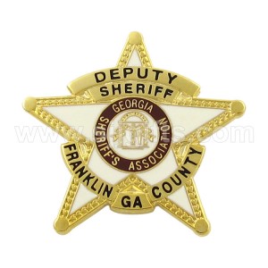 Sheriff Badge, Pulisi ID Badge Pikeun Officer penegak