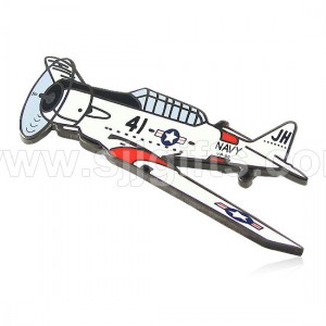 Pin de solapa de avión / Pin de avión 3D / Insignia de avión en miniatura / Insignia de piloto / Insignia de avión