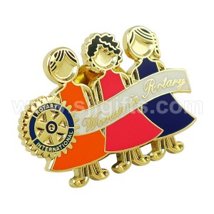 Egyedi készítésű Rotary Club Pins