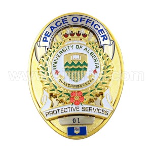 Շերիֆի կրծքանշան, Ոստիկանության նույնականացման կրծքանշան հարկադիր կատարողի համար