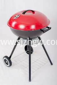 Four legs kettle barbecues customized grill with wheel