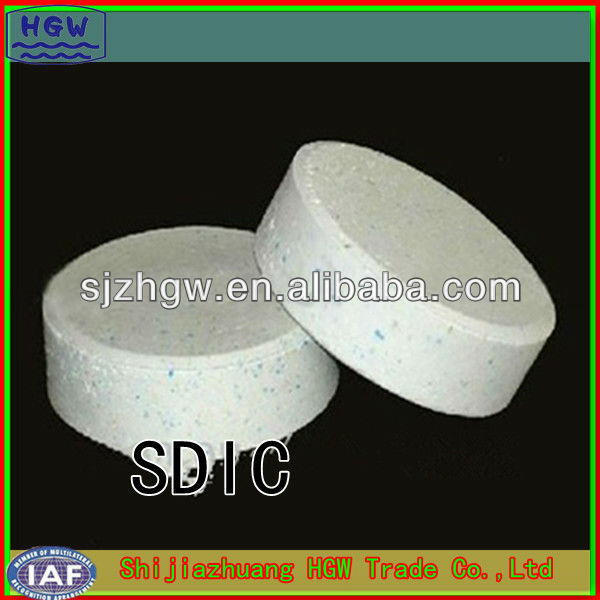 Sodium Dichloroisocyanurate/SDIC/DCCNa for water treatment swimming pool chemical
