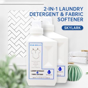 Moč 2 v 1: detergent za perilo in mehčalec v kombinaciji!