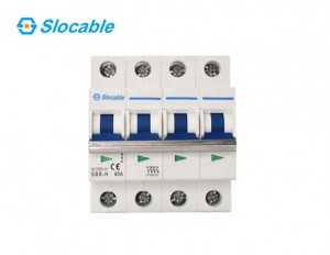 Slocable 4-polni 63A 1000V električni solarni DC strujni prekidač