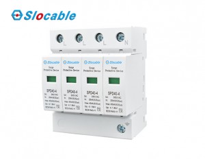 Type 2 AC Power Surge Protection Device 4-polet anbringbar