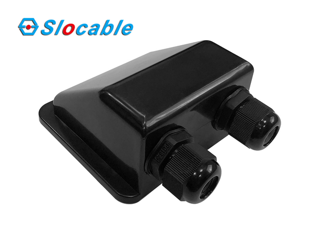 solar cable roof entry gland black junction box