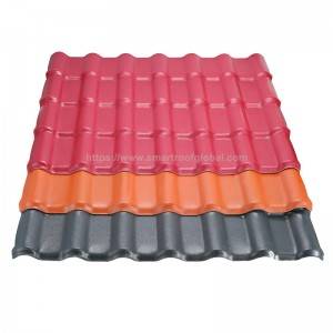Smartroof PVC Resin ຕ້ານ corrosion ແຜ່ນມຸງ insulation ຄວາມຮ້ອນ