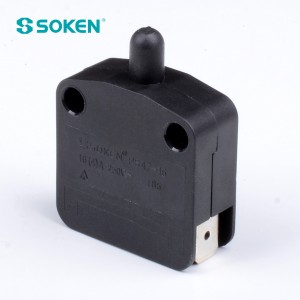 Interruptor de botón pulsador da lámpada da porta do frigorífico Soken PS47-16