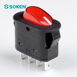 Soken Dpst Thiết bị điện Máy pha cà phê Rocker Switch T100/55