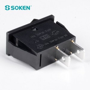 Soken 2-пинов клавишен превключвател Rk1-19 1X1
