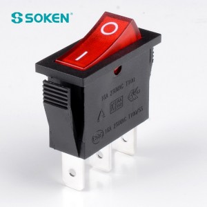 Soken RoHS UL Snap in interrupteur à bascule T85/interrupteurs Defond