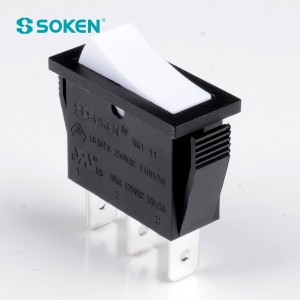 Soken Rocker Switch вклучува-исклучување/вклучување за електричен апарат Rk1-11c