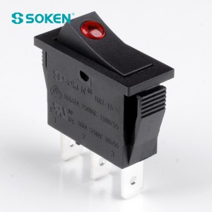 Soken Rk1-15 1X1n Lens in off Rocker Switch