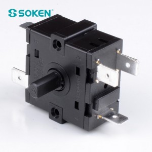 5-позиційний поворотний перемикач вентилятора Soken Rt244-2
