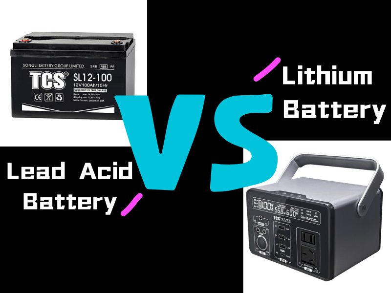 Batterie au lithium de stockage d'énergie solaire domestique VS batterie au plomb