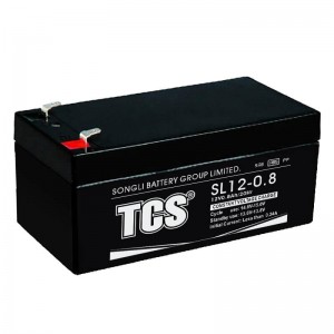 SL12-0.8 Batterie d'UPS de batterie d'éclairage de secours de 12 volts 0,8 Ah