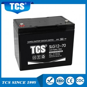 TCS Solar gel batteries SLG12-70